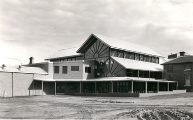 Photograph - Photograph - Black and White, Ballarat School of Mines Amenities Building