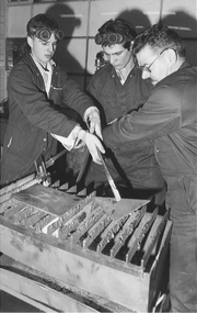 Photograph - Black and White, Ballarat School of Mines Apprentices, c1966