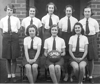 Image, Ballarat School of Mines Basketball Team, 1939