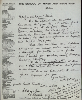 handwritten letter (rough)