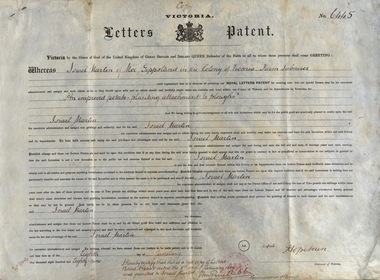 Letters Patent document
