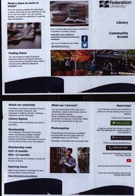 Pamphlet, Library Community Access Pamphlet, 2020