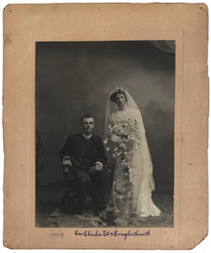 Photograph - Photograph - Black and White, Yeoman Co, Reverend Charles Ed and Evelyn Smith and Smith Family, 1909