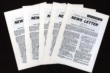 Newsletters, Victorian Institute of Colleges Newsletter, April 1970