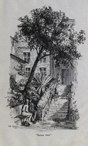Artwork - Image of drawing, Fifi Malseed, Image of drawing of "Recess time" by Fifi Malseed, 1940