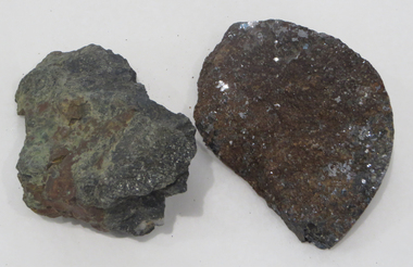 Rocks, Galena with Rodinite and Bustamite