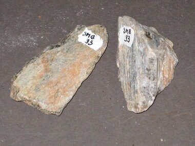 Rocks, Mica Schist With Form of Mineral Included