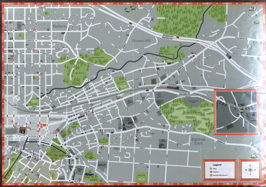 Map, Central Ballarat Retail and Business Guide, 2004, 11/2004