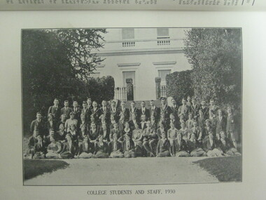 Photograph, Ballarat Teachers' College, 1930