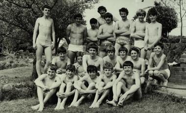 Image - Black and white, Swimming Team