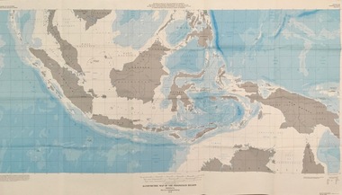 Map - Geological, U.S. Government Printing Office, Bathymetric Map of the Indonesian Region: Folio of the Indonesian Region Map I-875-A, 1974, 1974