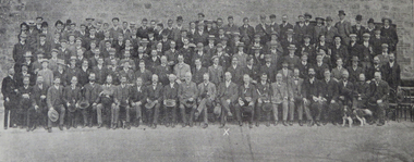 Book, Ballarat School of Mines Students and Australian Institute of Mining Engineers at the Central Mine, Broken Hill, 1906, 1906