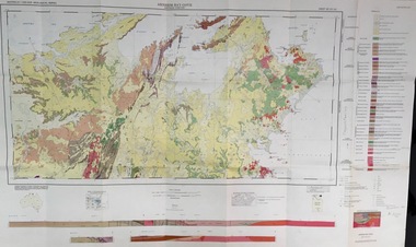 Map - Geological, Arnham Bay-Cove, Northern Territory: 1:250,000 Geological Series SD 53,4, 1968