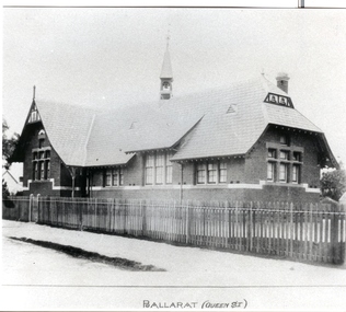 Photograph - Black and White, Queen Street State School, Ballarat