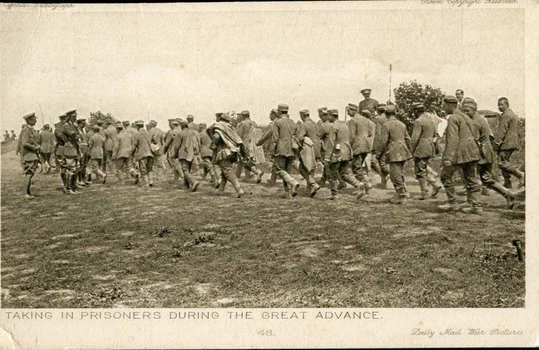 A number of soldiers marching