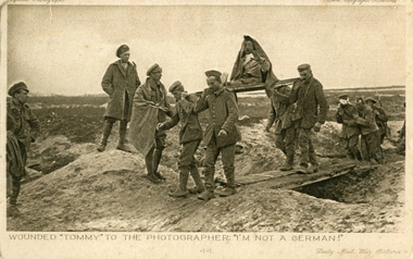Soldiers carrying a stratcher 
