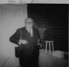 Photograph - Photo, Harry Arblaster, Principal of the Ballarat School of Mines students, 1964