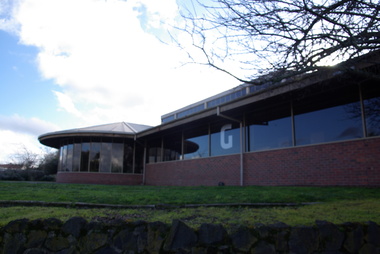 Brick library building on the Federation University SMB campus