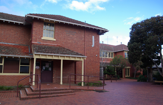 Double storey brick school