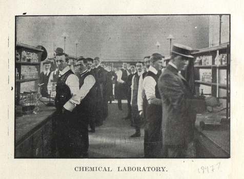 Men in a laboratory