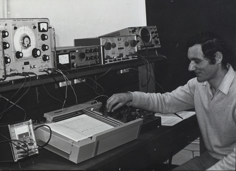 A man at some equipment