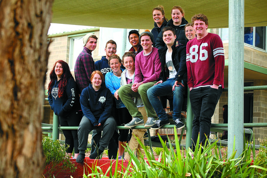 13 students on Student Residence
