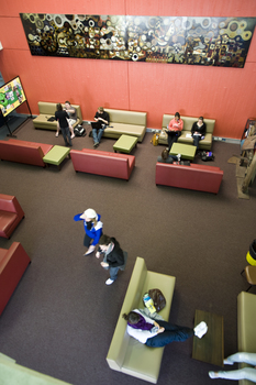 Seats in a large open space