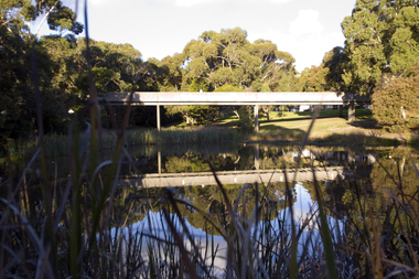 Photograph - Colour Photograph, Federation University Walkway from the Mount Helen Student Residences, 21/05/2010