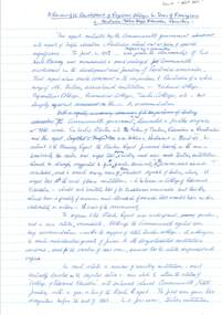 handwritten page
