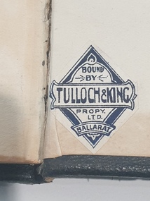 Book, Tulloch & King, Printers, Ballarat School of Mines Examination Results 1902-1917, 1917