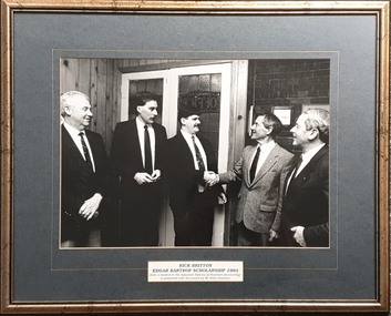 Photograph - Award, Rick Britton, 1991