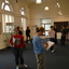 Students visit a gallery