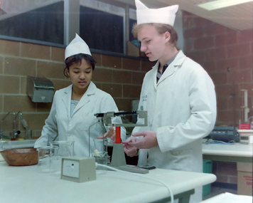 Negative - transparency, Food Technology Students, c1992