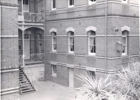 Double storey brick building
