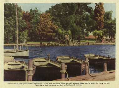 Photograph, Boats on Lake Wendouree