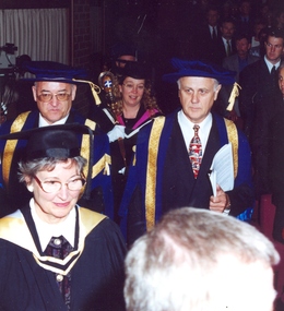 Photograph, Mary Akers at the 2001 University of Ballarat Graduation, 2001