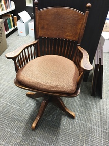 Furniture, Ballarat School of Mines Principal's Chair