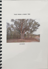 Booklet, E.J. Barker, Tales From A Family Tree, 2015