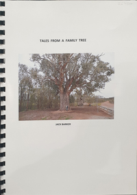 Booklet - Family History, E.J. Barker, Tales From A Family Tree, 2015