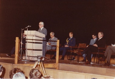 Photograph - Photograph - Colour, VIOSH: Opening of Founder's Hall and First Graduation Ceremony held, 1981, 1979