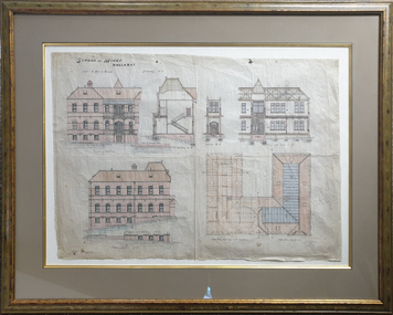 Plan, Balllarat School of MInes New Classrooms, 1899, 1899