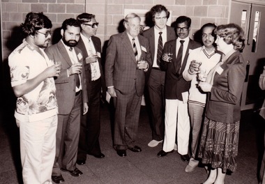Photograph - Photograph - black and white, VIOSH: AIDAB Factory Inspectors Short Course, 1984