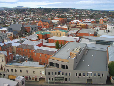 aerial townscape