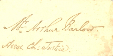 hand written card