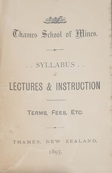 Cover of a booklet
