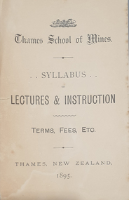 Cover of a booklet