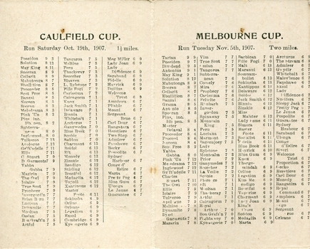 printed folded card