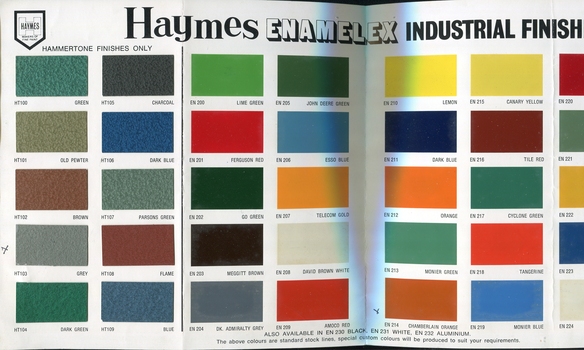 Colour card