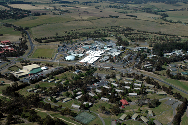 Photograph, Aerial View of Gippsland Campus looking over the Student Residences, 2004