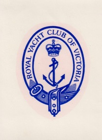 sticker for the Royal Yacht Club of Victoria